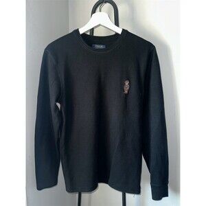 Polo Ralph Lauren Polo Bear Sleepshirt Mens Size S Black Long Sleeve